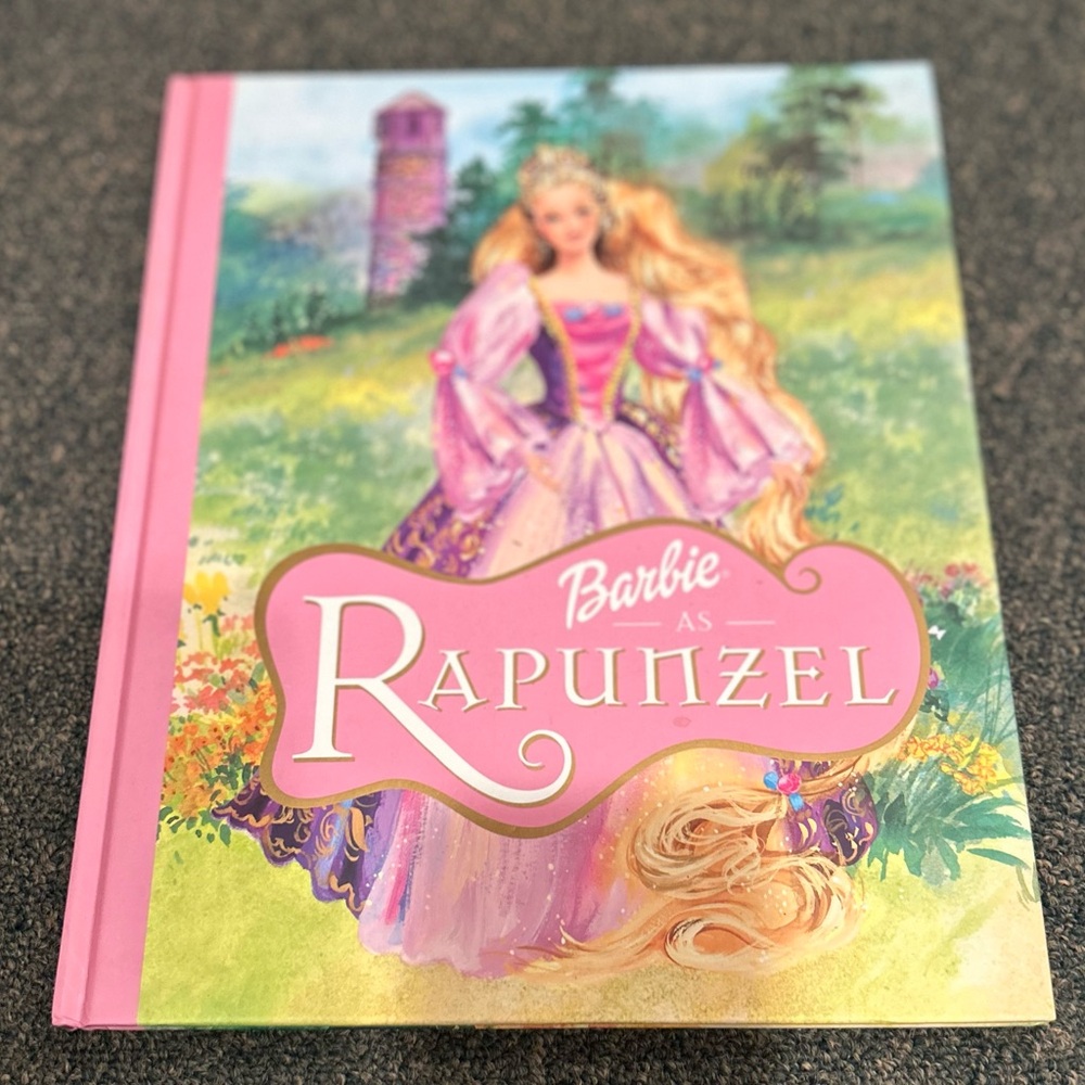 Barbie Rapunzel Hardcover Book